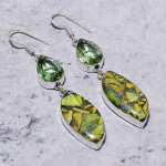 Stichtiitkivi, Tsavorite 925 Sterling H&otilde;bedast ehtek&otilde;rvar&otilde;ngas 2,64 p0s36