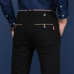 Uued meeste elastsed mitmek&uuml;lgsed vabaaja p&uuml;ksid, meeste &auml;ri slim fit sirge s&auml;&auml;rega puuvillased pikad p&uuml;ksid 33