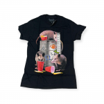 Koszulka T-shirt męski Spencer's czarny nadruk M