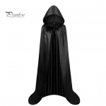 Halloween Lastele Cosplay Mantel Seotav Tume stiil Satiinist kapuutsiga lahtine p&otilde;rand Pikkus puhas v&auml;rv Unisex Lavaetendus N&otilde;iakeep 80 cm