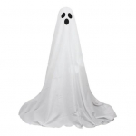 Halloweeni kummituskaunistus helendav &otilde;ueesine veranda Seisev kummituskaunistus &otilde;udusvalgusega &otilde;udse Halloweeni sisekujundusega kodu&otilde;uele valge