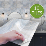 15/20 cm marmorist plaadikleebis PVC isekleepuv seinakleebis Vannitoa k&ouml;&ouml;k Matkaauto kodukaunistus S roheline