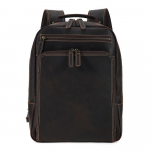 Meeste pealiskihist veisenahast seljakott suure mahutavusega 15,6-tollise Crazy Horse nahast arvutikoti ja multifunktsionaalse seljakotiga