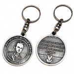 Witold Pilecki - Silver-plated key ring, purse decoration, backpack pendant by Art-Dog brand