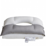 T&ouml;&ouml;ks kasutatav kahekihiline s&uuml;gava une padja s&uuml;damik, kaks-&uuml;hes padi magamiseks, spetsiaalne und soodustav emakakaela selgrool&uuml;li padi 42 * 70 one pack