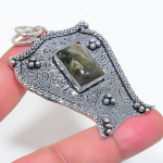 Natural Labradorite Gemstone 925 Sterling Silver Jewelry Pendant 2.56 j8w84