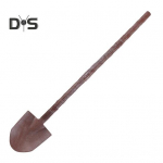 Halloweeni plastikust labidas Kerge eemaldatav labidas, kiirmonteeritav, simuleeritud roostes labidas Cosplay rekvisiit Halloweeni peoks pruun