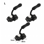 3 tk universaalne kiire t&otilde;mbluku parandamise asenduskomplekt Vastupidav fikseeritud t&otilde;mblukuga asendust&otilde;mbluku liugur, jope kottide mantel L