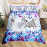 Jooksev hobune 3D voodipesukomplekt King Queen Double Full Twin Single suurus voodipesukomplekt 135x200cm 2pcs