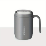 500 ml/17 untsi kaasaskantav vaakumveepudel kerge kaanega kohvikruus &ndash; sobib koduseks sportimiseks, reisimiseks 500ML valge