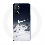 Coque Maniacase pour Oppo A16S nike logo mountain fly