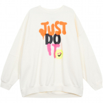 Nike Sportswear American Vintage T&auml;hega &Uuml;mmarguse Kaelusega Vabaaja Pikkade Varrukatega Huppar Naiste huppar Sail HJ1504-133 L