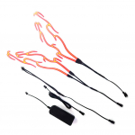 4-&uuml;hes mootorrattakiiver LED-k&uuml;lma valguse veekindel ribakleebis Vilkuv hoiatustuled &ouml;ise s&otilde;idu laetavad tarvikud