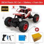 Uus 1:12/1:16 LED tuledega 4WD RC-autot 2,4G raadiokaugjuhtimispuldiga autod lollakad maastikujuhtimisautod poiste m&auml;nguasjad lastele 28cm