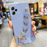 Luksuslik Plating Love Heart k&auml;ev&otilde;ru &uuml;mbris Xiaomi Mi Poco X5 Pro X 5 Redmi Note 12 5g randmerihma keti kate Poko X5pro Note12 jaoks poco x5
