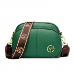 Kahe lukuga kvaliteetsest nahast v&auml;ike naiste crossbody kott Lihtne vabaaja disainerk&auml;ekott Moodne naiste br&auml;ndi &otilde;lakott