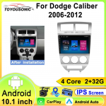 Android 13 autoraadio Dodge Caliberi, Jeep Compass 1 MK, Patrioti jaoks 2006 - 2012 BT Multimeedia DSP Navigatsiooniga WIFI Stereo DVD GPS 4 core 1GB+32GB carplay