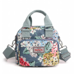 Naiste Crossbody kott Kaasaskantavad naiste &otilde;lakotid, tr&uuml;kitud lilledega nailonist messenger kotid Mitme taskuga naiste k&auml;ekotid
