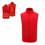 Yousheng Meeste Soojendusega Puhvvest USB Elektriline Grafiitk&uuml;tte Tuulekindel Termiline Vest Talvised V&auml;litegevused Sulepuuvillane Vest Jakk M