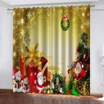 Multifilm J&otilde;uluvana H&auml;id j&otilde;ule Punane Roheline Aknakardinad Lastele Magamistuba Elutuba Vannituba K&ouml;&ouml;k Uksesaal Kodukujundus W50 X H130(CM)X2&Hook