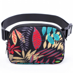 Fanny Pack meeste jooksva telefonikott Fashion Trend Print veekindel Crossbody kott naistele must