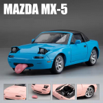 Uus 1:32 Mazda MX5 MX-5 superauto metallisulamist survevalatud m&auml;nguasjad automudel kollektsion&auml;&auml;rid s&uuml;nnip&auml;evakingitus heli ja valgus Laste m&auml;nguasjad hobid