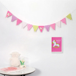 S&uuml;nnip&auml;evapeo b&auml;nner Mitmev&auml;rviline kooli lasteaeda kaunistus lipp Pulmad Baby Shower Laste s&uuml;nnip&auml;evakaunistus Rippuvad vimplid
