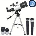 Peegeldav astronoomiline teleskoop K&otilde;rglahutusega suure suurendusega teleskoop, 30070 mudel p&auml;evane ja &ouml;&ouml; kaheotstarbeline astronoomiline teleskoop valge