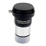 Metal Body 3X Lens for Astronomical Telescope Eyepieces  inch M42 x0.75 Thread