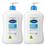 Cetaphil Ultra Gentle Body Wash Refreshing, 1L, 2 units white