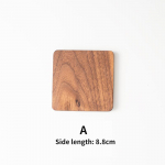 Ruudukujuline &uuml;mmargune Vastupidav puidust alusalused joogialus, libisemiskindel matt Kuumakindel aluste kohv Tee isolatsioonipadi