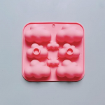 8-&otilde;&otilde;nsusega pilvekujuline silikoonist kommivorm &scaron;okolaadipudingi magustoidukoogi k&uuml;psetamisvorm k&ouml;&ouml;git&ouml;&ouml;riist k&uuml;&uuml;nlaseebi valmistamiseks roosa