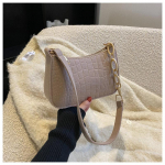 Naiste mood Vintage k&auml;ekott Ostlemine &Uuml;ks &otilde;lakott &Uuml;hev&auml;rviline kaenlaaluste kott khaki