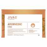 Jiva Ayurveda Chai- 25 teepakki | Kofeiinivaba tee tervele s&uuml;damele, ajule ja maksale | Alandab kolesterooli ja parandab seedimist(Pakis 1)