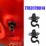 2x auto kapoti kapoti varda tugiklambri tugiklambri hoidik 792834 Peugeot 407 jaoks 2003 2004 2005 2006 - 2010 kinnitusdetailide hoidja