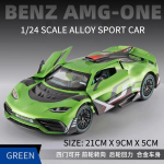 Uus 1/24 Mercedes-Benz Sulamist Automudel Auto Laste M&auml;nguauto Avatavad Uksed Kingitus Kaunistused Metall Heli ja Valgus Simulatsioon Trendikas Kollektsioneeritav Poiste Kingitus h&otilde;be