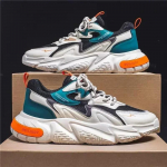 Luxury Mens Sneakers Branded Men's Casual Sneakers 2024 New Quality Shoes for Men Outdoor Fashion Platform Shoes Tenis Masculino 39 sinine