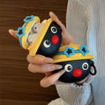 3D Cartoon Penguin Bluetooth kaitsev k&otilde;rvaklappide silikoonkate Airpods Pro 2 &uuml;mbrisele/Airpods Pro &uuml;mbrisele/Airpods 1/2/3 Case lastele for airpods 1 2