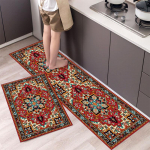 1 tk v&auml;simusvastaseid k&ouml;&ouml;givaipu, boheemlasliku mustriga veekindlat libisemiskindlat paksu polsterdusega k&ouml;&ouml;gimatti, vastupidavat mugavat seisumatti k&ouml;&ouml;gile 40*60cm+40*120cm（2Pcs）