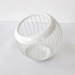 Kohvikapslite metallist hoidja Suure mahutavusega pallikujuline hoidja Hoiukorv Puuviljavaagen N&otilde;rutuskorv Kodu K&ouml;&ouml;gi Hoiukorv
