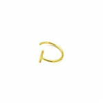 Harajuku Style Clip-On huule- ja ninar&otilde;ngas &ndash; Euroopa ja Ameerika minimalistlik disain lip studs kuld