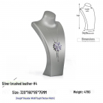 Klassikaline PU-nahast kaelakee vitriin ehete ja fotorekvisiitide jaoks