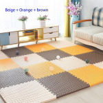 24 tk Xpe &Uuml;hendatud Paksendatud Vahtp&otilde;randamatt Laste Beebi Roomamismatt Imav Mustust H&uuml;lgav Pusle Libisemiskindel P&otilde;randamatt 30*30cm*24pcs