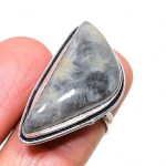 Crazy Lace Agate Handmade 925 Sterling Silver Jewelry Ring Size 6 j6j24