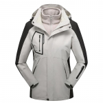 Naiste 3-in-1 talvemantlid lumejope veekindel tuulekindel fliisvoodriga talvejope parka 3XL valge