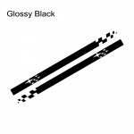 2tk/partii Autoukse k&uuml;ljeribad seelikukleebise kleebis Subaru Impreza WRX STI GDB GVB 2018 2009 2008 2014 2002 2015 tarvikud Glossy Black