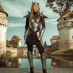 Naissoost Daam Rindkere Keha Keskaegne Halloweeni Kingitus Cosplay Kodu Kaunistus Daam Larp Kiiver Naiste Kost&uuml;&uuml;m Kingitus Talle