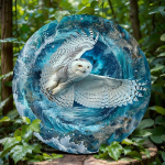 Lumekaku teemaline silt, &uuml;mmargune puidust dekoratiivsilt koju, seinale kaunistus, p&uuml;hadekingitus, ideaalsed emadep&auml;eva kingitused 20x20cm 7.87x7.87in