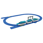 TAKARA TOMY PLARAIL sisenemiskomplekt E5-seeria Shinkansen rongim&auml;nguasi 3-aastased ja vanemad M&auml;nguasja ohutusstandardid L&auml;binud ST-m&auml;rgise sertifikaadi PLARAIL blue