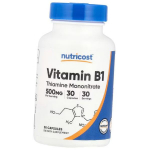 Tiamiinmononitraat, Vitamiin B1 500, Nutricost (36647008) 30caps